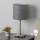 Eglo - LED Namizna svetilka TUNJA 1xE27/60W/230V 26,5 cm mat krom/siva