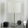 Eglo - LED  Namizna svetilka TUNJA 1xE27/60W/230V 38,5 cm mat krom/bela
