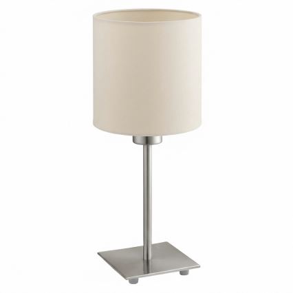 Eglo - LED namizna svetilka TUNJA 1xE27/60W/230V kremna