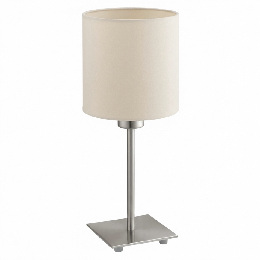 Eglo - LED namizna svetilka TUNJA 1xE27/60W/230V kremna