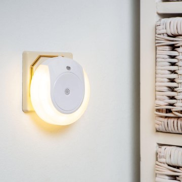 Eglo - LED nočna svetilka s senzorjem mraka 2xLED/0,4W/230V 3000K