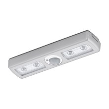 Eglo - LED Orientacijska svetilka s senzorjem 4xLED/3xAAA