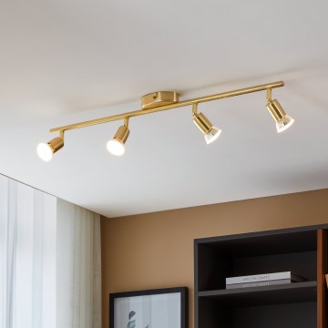 Eglo - LED Reflektor 4xGU10/2,8W/230V 3000K zlata