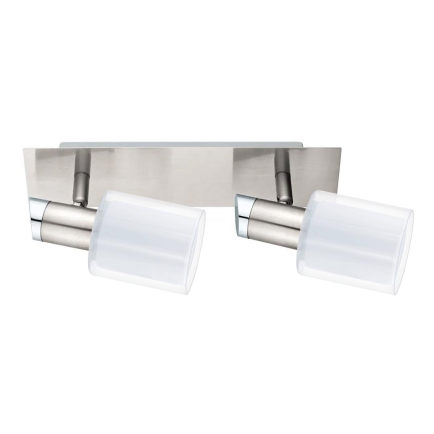 Eglo - LED Reflektor MY CHOICE 2xE14/4W/230V mat krom/bela