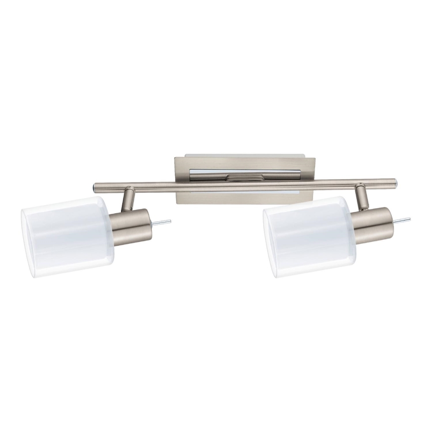 Eglo - LED Reflektor MY CHOICE 2xE14/4W/230V mat krom/bela