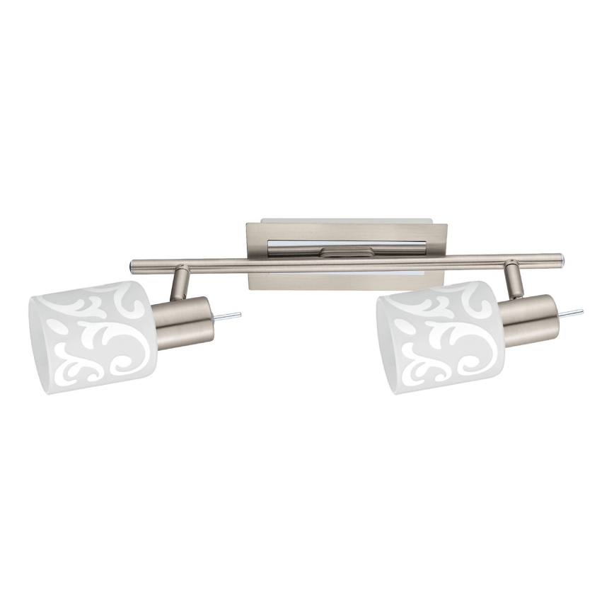Eglo - LED Reflektor MY CHOICE 2xE14/4W/230V mat krom/bela