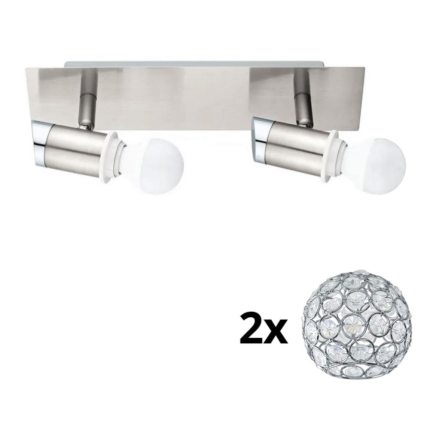 Eglo - LED Reflektor MY CHOICE 2xE14/4W/230V mat krom