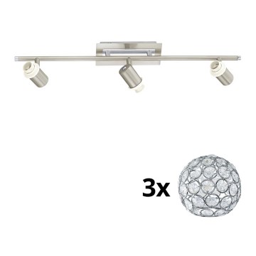 Eglo - LED Reflektor MY CHOICE 3xE14/40W/230V mat krom