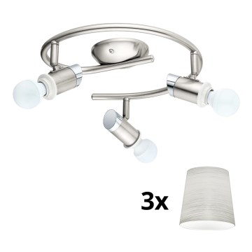 Eglo - LED Reflektor MY CHOICE 3xE14/4W/230V  mat krom/krem barva