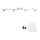 Eglo - LED Reflektor MY CHOICE 4xE14/4W/230V  mat krom/bela