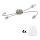 Eglo - LED Reflektor MY CHOICE 4xE14/4W/230V mat krom/bela