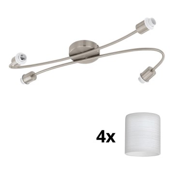Eglo - LED Reflektor MY CHOICE 4xE14/4W/230V mat krom/bela