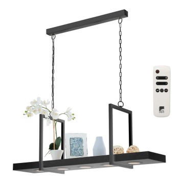 Eglo - LED RGB Zatemnitveni lestenec na verigi 5xLED/6W/230V + DU