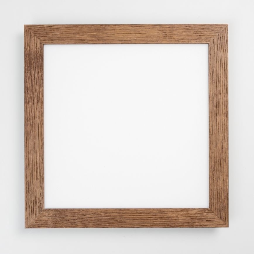 Eglo - LED RGB Zatemnitveni nadgradni panel SALOBRENA-C WOOD LED/24W/230V 2700-6500K 49,5x49,5 cm temno rjava + Daljinski upravljalnik