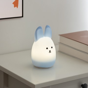 Eglo - LED RGBW Polnilna otroška nočna lučka na dotik LED/5W/5V 1200 mAh zajec