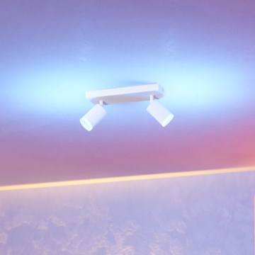 Eglo - LED RGBW točkovno svetilo s funkcijo zatemnjevanja 2xLED/3,7W/230V 2700-6500K bela