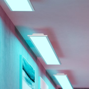 Eglo - LED RGBW zatemljiv površinsko pritrjen panel LED/28W/230V 2700-6500K 120x15 cm bela