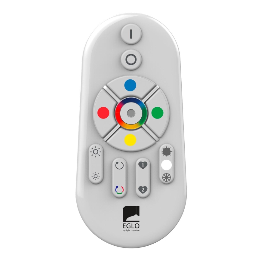 Eglo - LED RGBW zatemljiv nadometni panel SALOBRENA-C WOOD LED/16W/230V 2700-6500K 34x34 cm rjav + daljinski upravljalnik