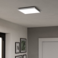 Eglo - LED RGBW Zatemnitvena kopalniška stropna svetilka LED/13,4W/230V 2700-6500K 29x29 cm IP44 bela ZigBee