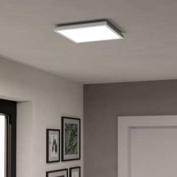 Eglo - LED RGBW Zatemnitvena kopalniška stropna svetilka LED/13,4W/230V 2700-6500K 29x29 cm IP44 bela ZigBee