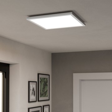 Eglo - LED RGBW Zatemnitvena kopalniška stropna svetilka LED/17,6W/230V 2700-6500K 39x39 cm IP44 bela ZigBee