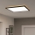 Eglo - LED RGBW Zatemnitvena kopalniška stropna svetilka LED/17W/230V 2700-6500K 50x50cm IP44 črna ZigBee