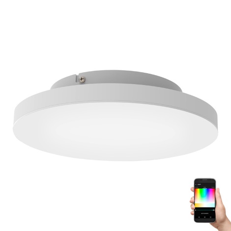 Eglo - LED RGBW Zatemnitvena stropna svetilka LED/15,7W/230V ZigBee