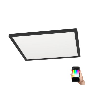 Eglo - LED RGBW Zatemnitvena stropna svetilka LED/16,5W/230V črna ZigBee