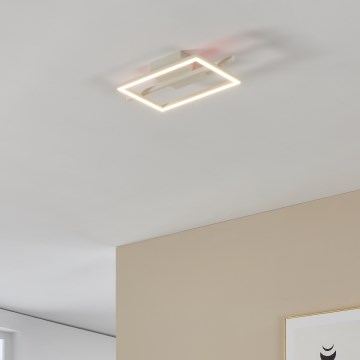 Eglo - LED RGBW Zatemnitvena stropna svetilka LED/17W/230V 2700-6500K bela + Daljinski upravljalnik