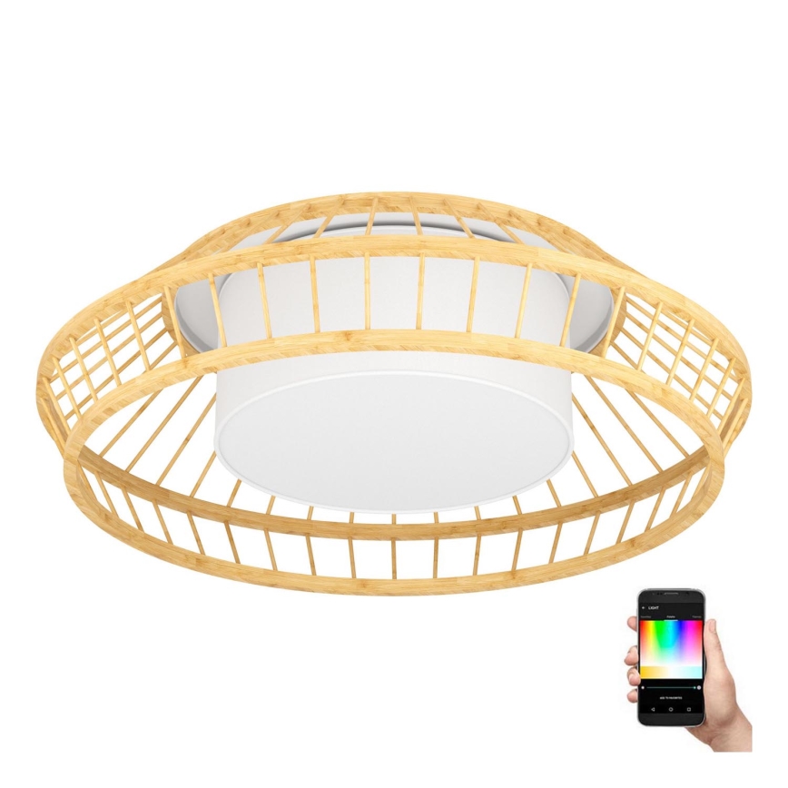 Eglo - LED RGBW Zatemnitvena stropna svetilka LED/22W/230V 2700-6500K