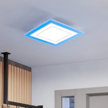 Eglo - LED RGBW Zatemnitvena stropna svetilka LED/29W/230V 3000-6500K + Daljinski upravljalnik