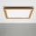 Eglo - LED RGBW Zatemnitveni nadgradni panel SALOBRENA-C WOOD LED/30,5W/230V 2700-6500K 64x64 cm rjava + Daljinski upravljalnik