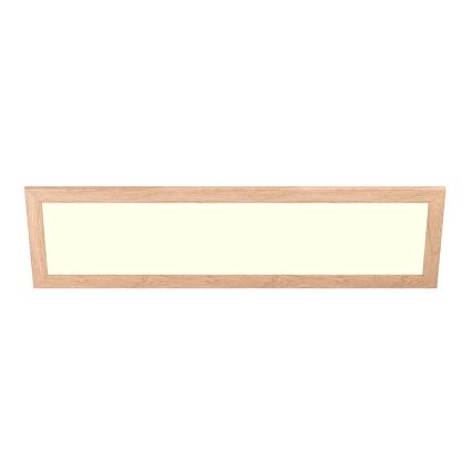 Eglo - LED RGBW Zatemnitveni nadgradni/vgradni panel SALOBRENA-C WOOD LED/34W/230V 2700-6500K 34x124 cm rjava + Daljinski upravljalnik
