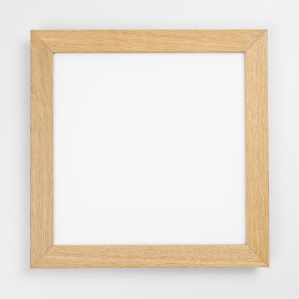 Eglo - LED RGBW Zatemnitveni nadgradni panel SALOBRENA-C WOOD LED/21W/230V 2700-6500K 49,5x49,5 cm rjava + Daljinski upravljalnik