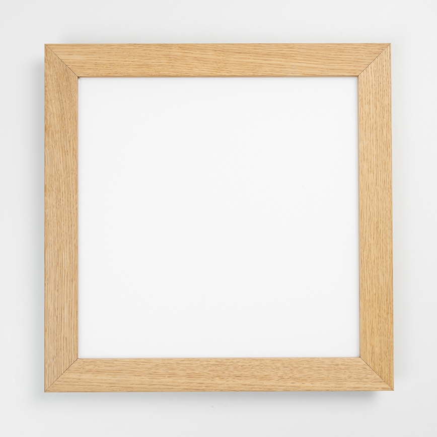 Eglo - LED RGBW Zatemnitveni nadgradni panel SALOBRENA-C WOOD LED/21W/230V 2700-6500K 49,5x49,5 cm rjava + Daljinski upravljalnik