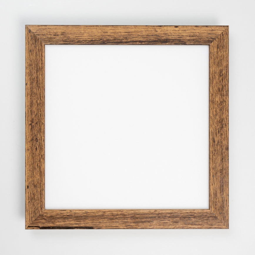 Eglo - LED RGBW Zatemnitveni nadgradni panel SALOBRENA-C WOOD LED/21W/230V 2700-6500K 49,5x49,5 cm rjava + Daljinski upravljalnik