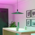 Eglo - LED RGBW zatemnjiv lestenec na jekleni vrvici LED/15,5W/230V 2700-6500K črna