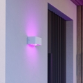 Eglo - LED RGBW zatemnjiva zunanja stenska svetilka LED/10W/230V 2700-6500K IP55 bela
