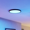 Eglo - LED RGBW zatemnljivo kopalniško stropno svetilo LED/17,5W/230V 2700-6500K premer 38,9 cm IP44 črna