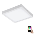 Eglo - LED RGBW zatemnljivo stropno svetilo FUEVA-C LED/21W/230V 30x30 cm