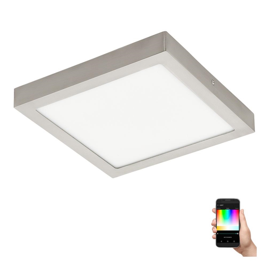 Eglo - LED RGBW zatemnljivo stropno svetilo FUEVA-C LED/21W/230V 30x30 cm