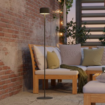 Eglo - LED solarna polnilna stoječa svetilka s tipko na dotik LED/2,8W/3,7V 1800 mAh IP44 zelena