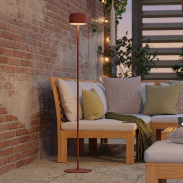 Eglo - LED solarna polnilna stoječa svetilka z dotikom LED/2,8W/3,7V 1800 mAh IP44 oranžna