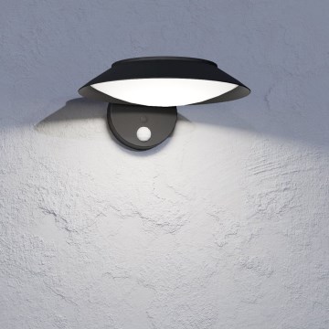 Eglo - LED Solarna stenska svetilka s senzorjem LED/7W/3,7V IP44