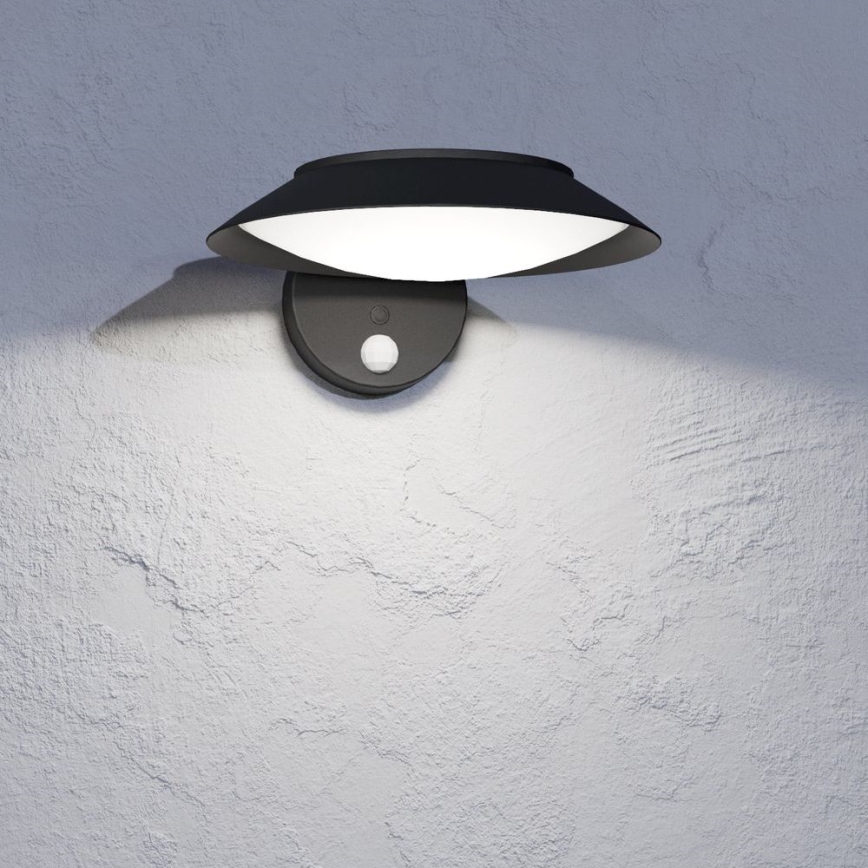 Eglo - LED Solarna stenska svetilka s senzorjem LED/7W/3,7V IP44