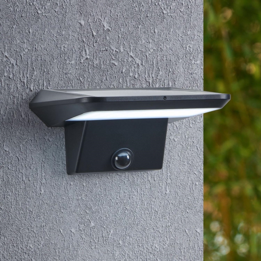 Eglo - LED solarno stensko svetilo s senzorjem LED/20W/3,7V 2000 mAh IP44