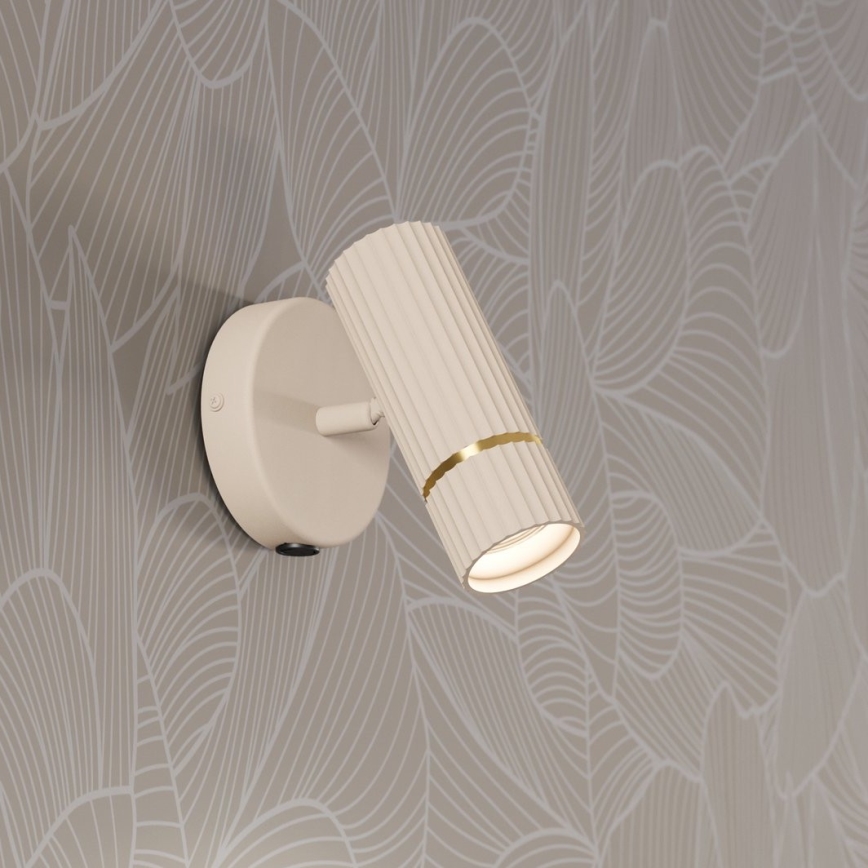 Eglo - LED Stenska svetilka 1xGU10/5W/230V 3000K bež