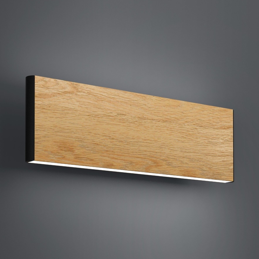 Eglo - LED Stenska svetilka 2xLED/4,2W/230V 3000K hrast