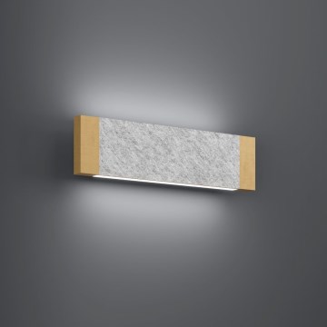 Eglo - LED Stenska svetilka 2xLED/5,4W/230V 3000K rjava/siva