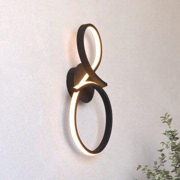 Eglo - LED Stenska svetilka LED/11,4W/230V 3000K črna